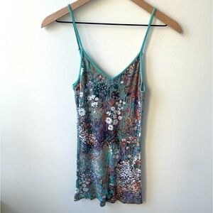 Free People Floral Tank Top, Women’s Size Large